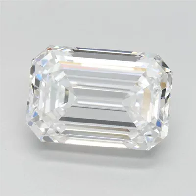 3.03ct G VS2 Rare Carat Ideal Cut Emerald Lab Grown Diamond