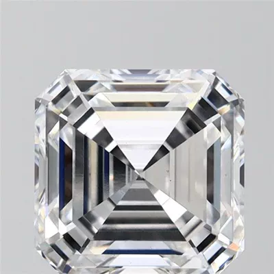 2.87ct D VS1 Rare Carat Ideal Cut Asscher Lab Grown Diamond