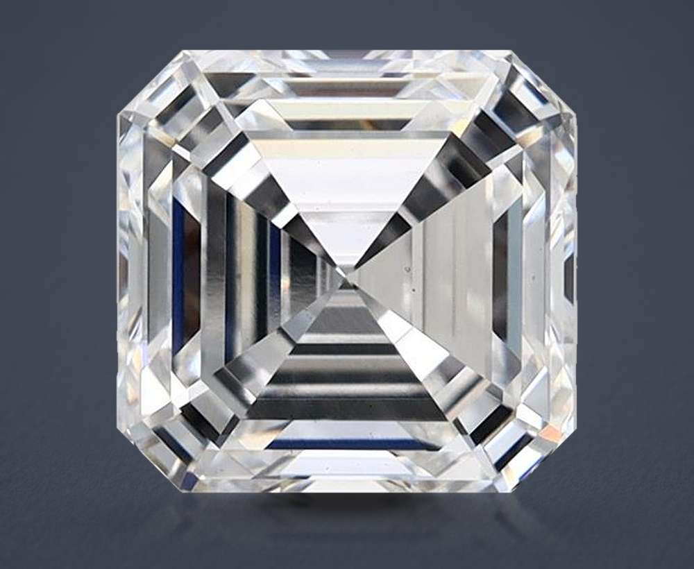 2.87ct D VS1 Rare Carat Ideal Cut Asscher Lab Grown Diamond