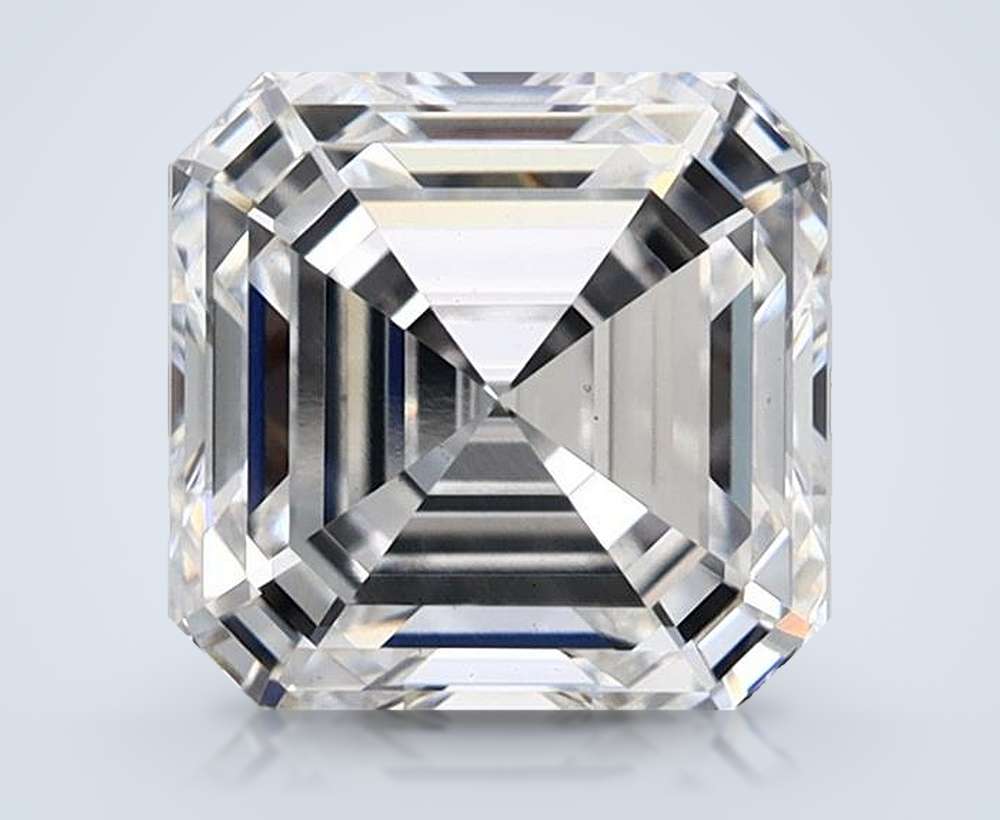 2.87ct D VS1 Rare Carat Ideal Cut Asscher Lab Grown Diamond