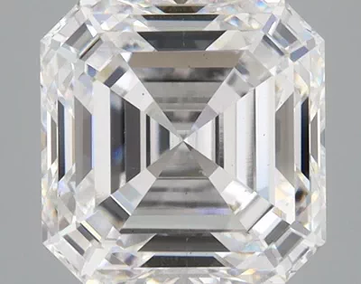 2.06ct D VS1 Rare Carat Ideal Cut Asscher Lab Grown Diamond