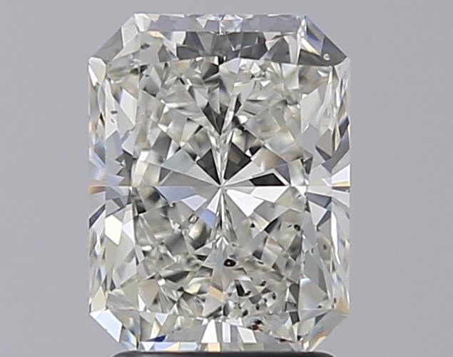 2.01ct I SI2 Rare Carat Ideal Cut Radiant Diamond