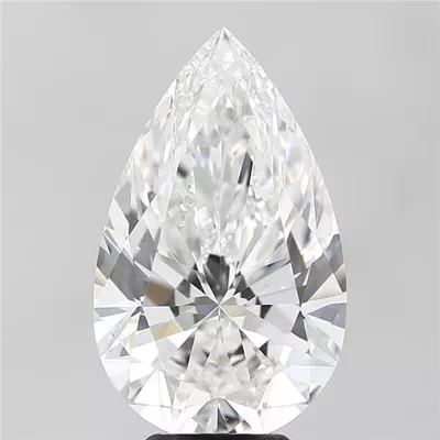 6.00ct E VVS2 Rare Carat Ideal Cut Pear Lab Grown Diamond