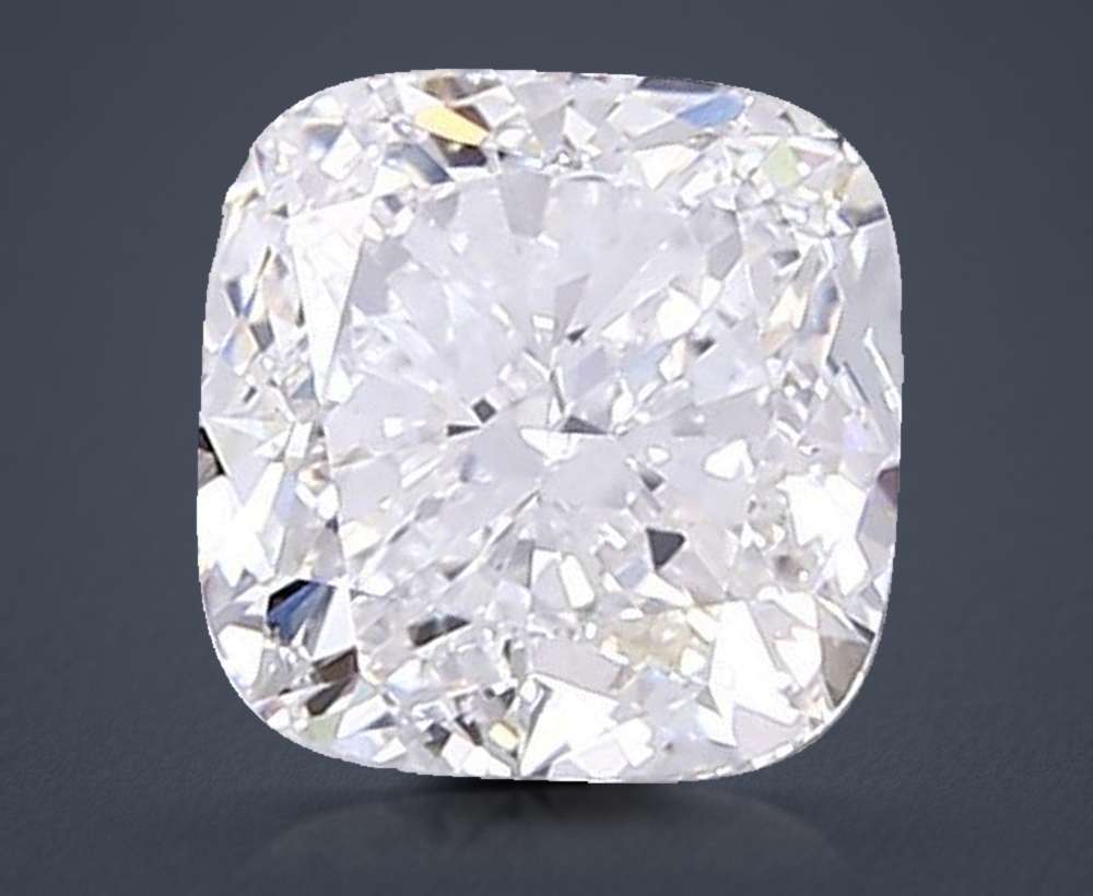 4.70ct E VS1 Rare Carat Ideal Cut Cushion Lab Grown Diamond