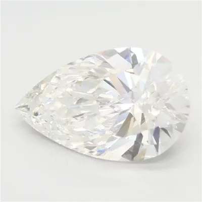 5.08ct F VVS2 Rare Carat Ideal Cut Pear Lab Grown Diamond