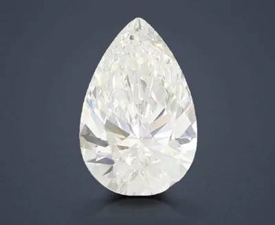 5.08ct F VVS2 Rare Carat Ideal Cut Pear Lab Grown Diamond