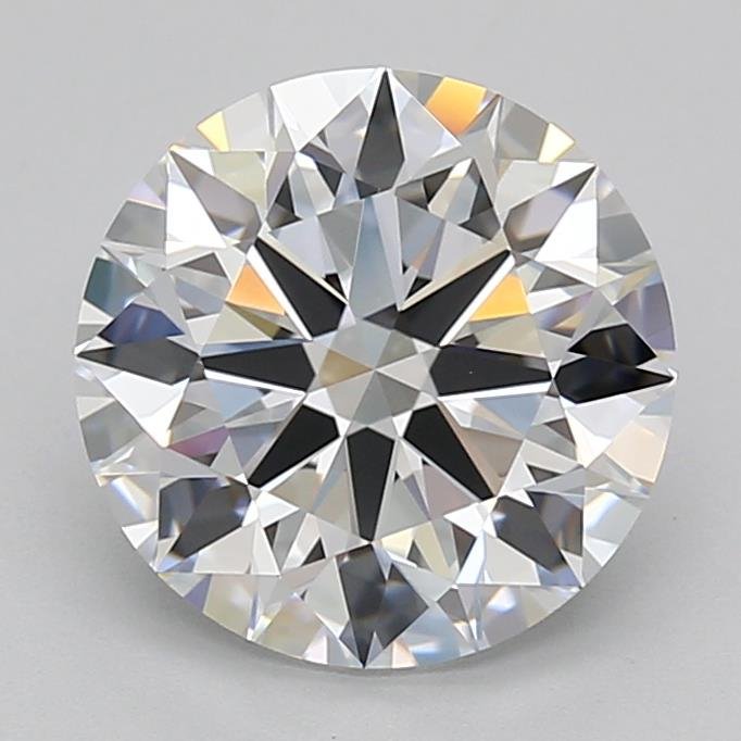 3.28ct D VVS1 Rare Carat Ideal Cut Round Lab Grown Diamond