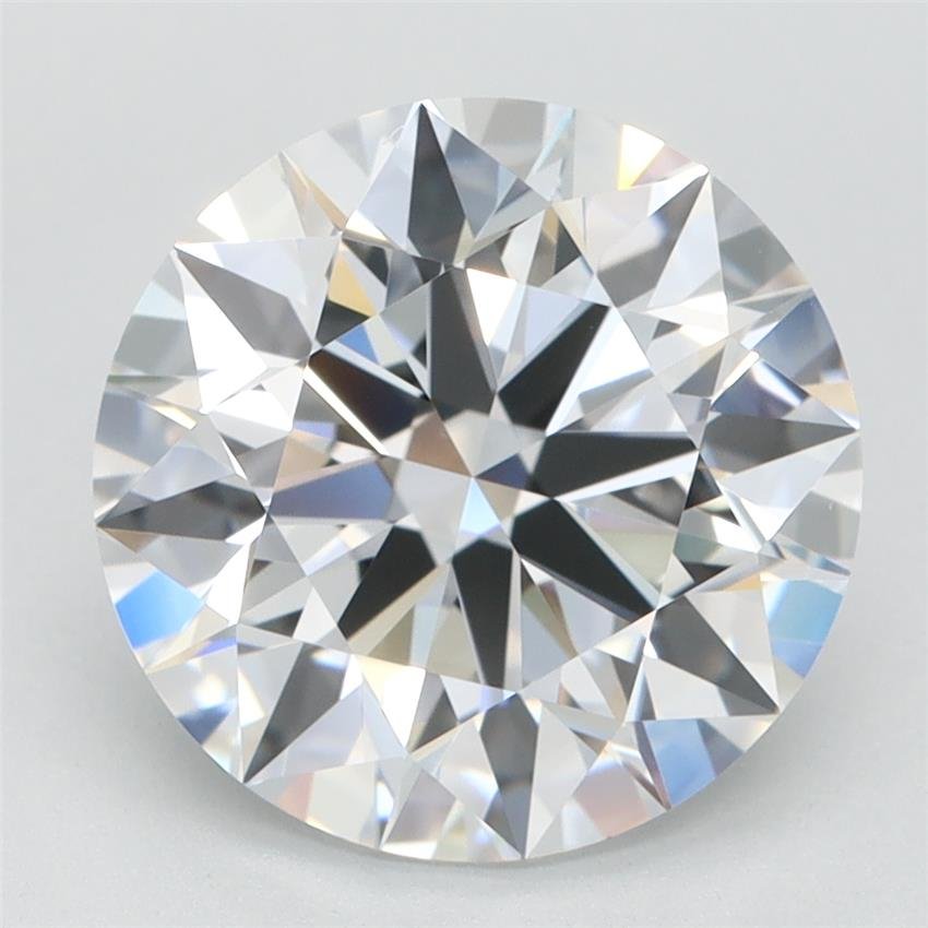 3.32ct D FL Rare Carat Ideal Cut Round Lab Grown Diamond
