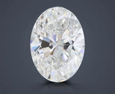 3.54ct E VVS2 Rare Carat Ideal Cut Oval Lab Grown Diamond