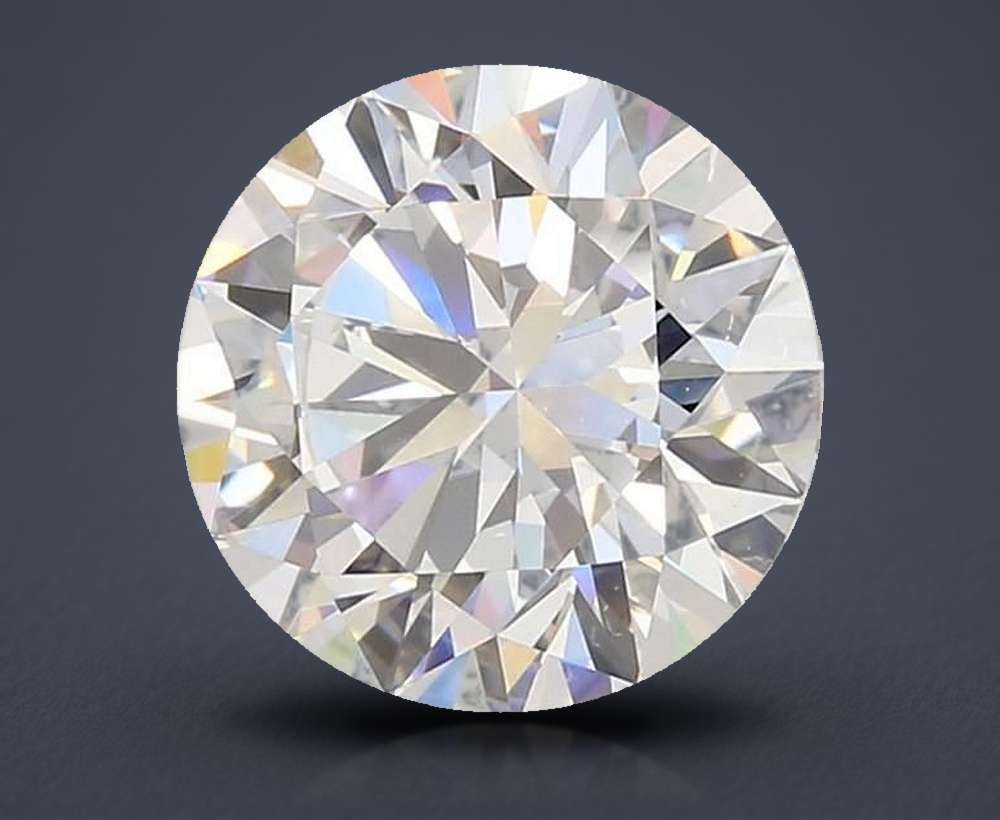 2.96ct D VS1 Rare Carat Ideal Cut Round Lab Grown Diamond