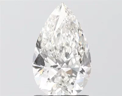 2.20ct H VS2 Rare Carat Ideal Cut Pear Lab Grown Diamond