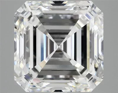 7.01ct F VS1 Excellent Cut Asscher Lab Grown Diamond