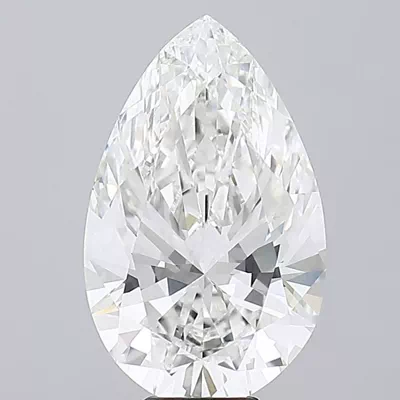 10.05ct F VVS2 Rare Carat Ideal Cut Pear Lab Grown Diamond