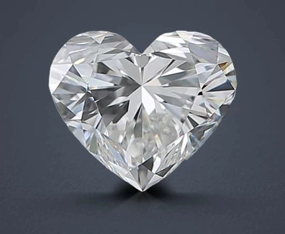0.70ct G VVS1 Rare Carat Ideal Cut Heart Diamond