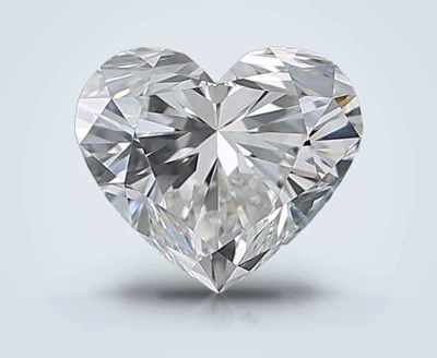 0.70ct G VVS1 Rare Carat Ideal Cut Heart Diamond