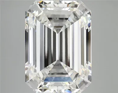 12.61ct F VVS2 Rare Carat Ideal Cut Emerald Lab Grown Diamond