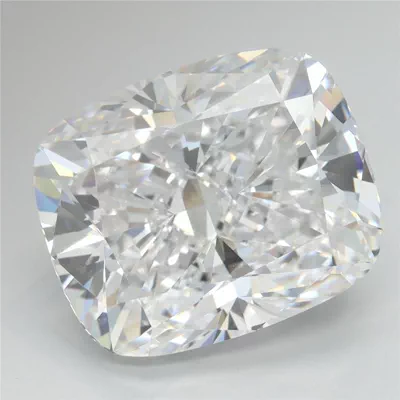 8.08ct D FL Excellent Cut Cushion Lab Grown Diamond