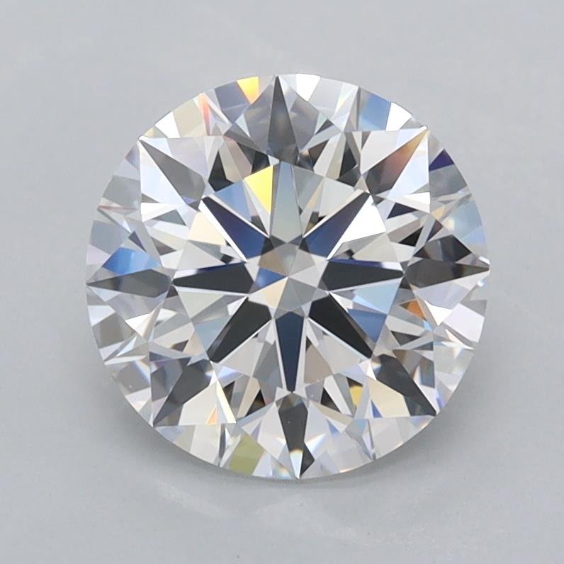 1.76ct D FL Rare Carat Ideal Cut Round Lab Grown Diamond