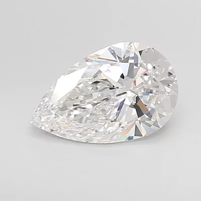 2.55ct F VS1 Rare Carat Ideal Cut Pear Lab Grown Diamond