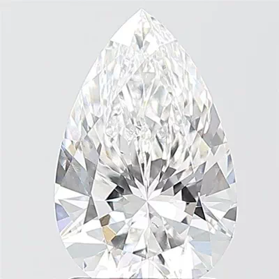 1.54ct E VS1 Rare Carat Ideal Cut Pear Lab Grown Diamond