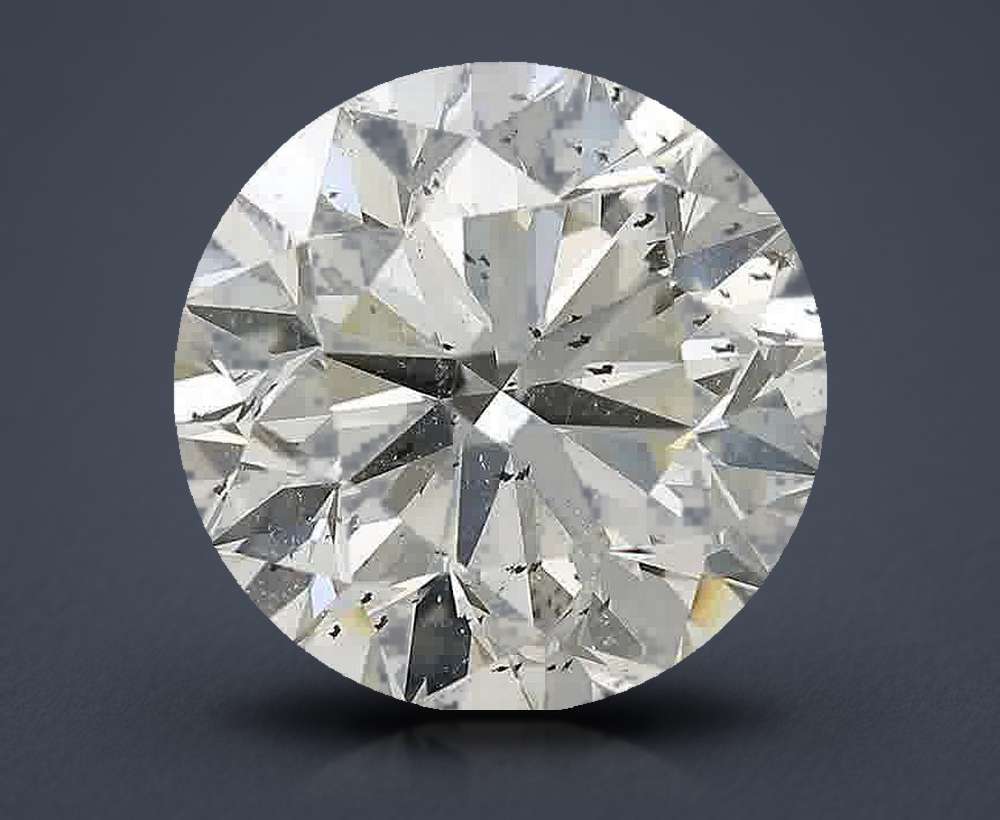 4.00ct H SI2 Very Good Cut Round Diamond
