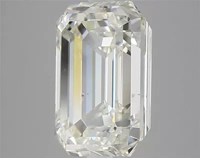 5.01ct I SI1 Very Good Cut Emerald Diamond