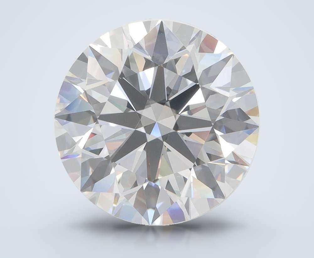 4.26ct D VVS2 Rare Carat Ideal Cut Round Lab Grown Diamond