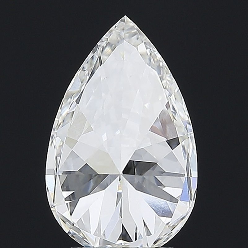 3.72ct G VVS2 Rare Carat Ideal Cut Pear Lab Grown Diamond