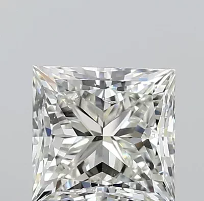 1.51ct K SI2 Rare Carat Ideal Cut Princess Diamond
