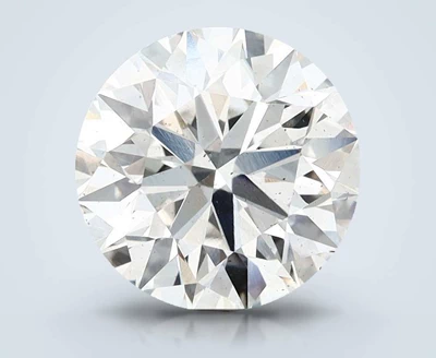 3.20ct H VS2 Excellent Cut Round Lab Grown Diamond