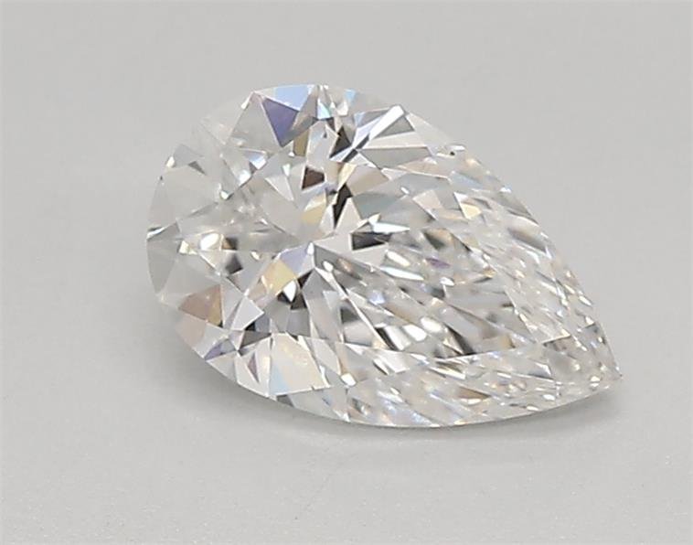 0.69ct E VVS2 Rare Carat Ideal Cut Pear Lab Grown Diamond