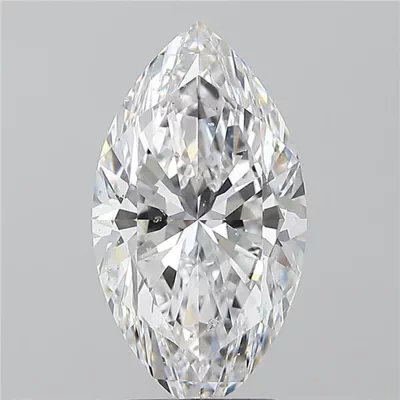 3.02ct D SI2 Rare Carat Ideal Cut Marquise Diamond