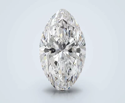 3.02ct D SI2 Rare Carat Ideal Cut Marquise Diamond