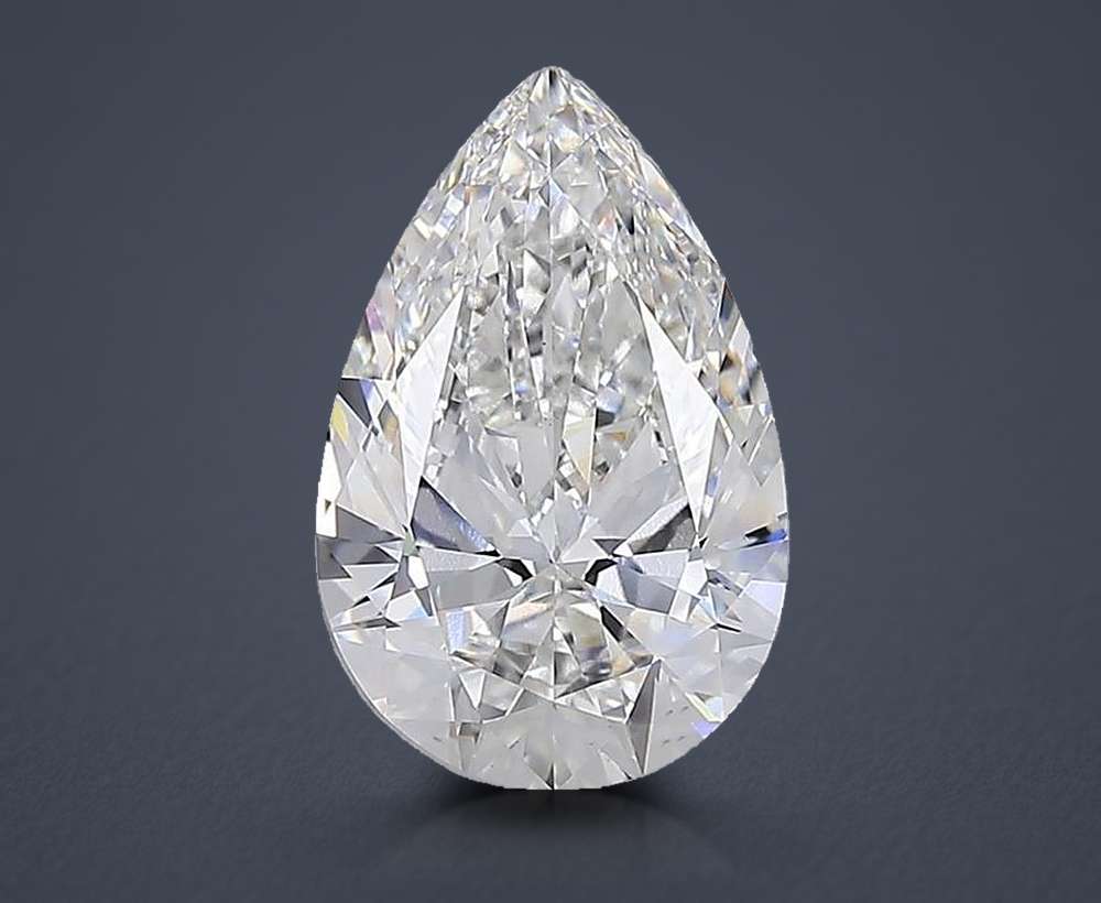 15.05ct E VS1 Rare Carat Ideal Cut Pear Lab Grown Diamond