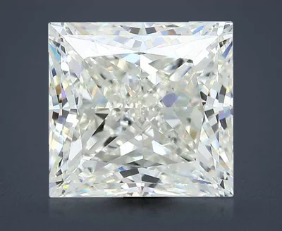 5.08ct K VS2 Very Good Cut Princess Diamond