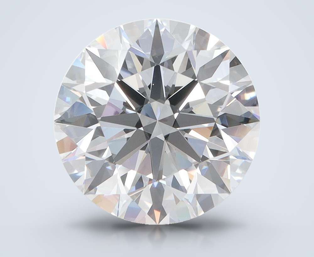 4.33ct D VVS1 Rare Carat Ideal Cut Round Lab Grown Diamond