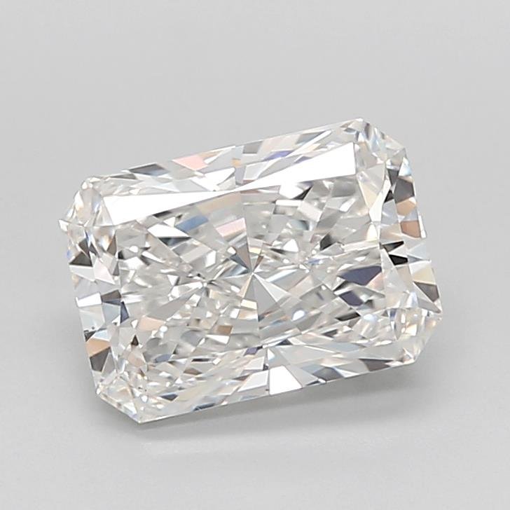 2.54ct F VVS2 Rare Carat Ideal Cut Radiant Lab Grown Diamond