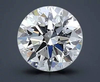 0.56ct F VVS2 Rare Carat Ideal Cut Round Diamond