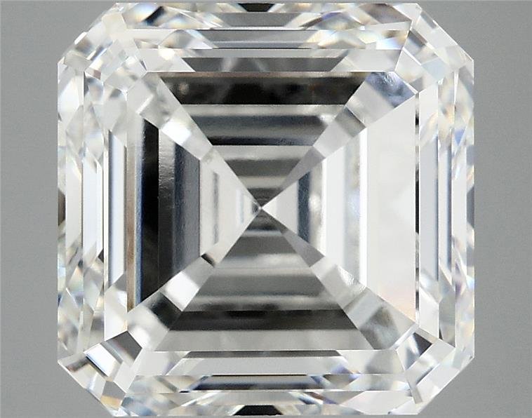 8.00ct F VVS2 Excellent Cut Asscher Lab Grown Diamond