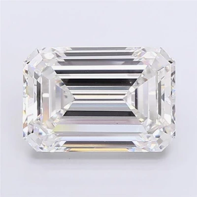 10.05ct G VS1 Rare Carat Ideal Cut Emerald Lab Grown Diamond