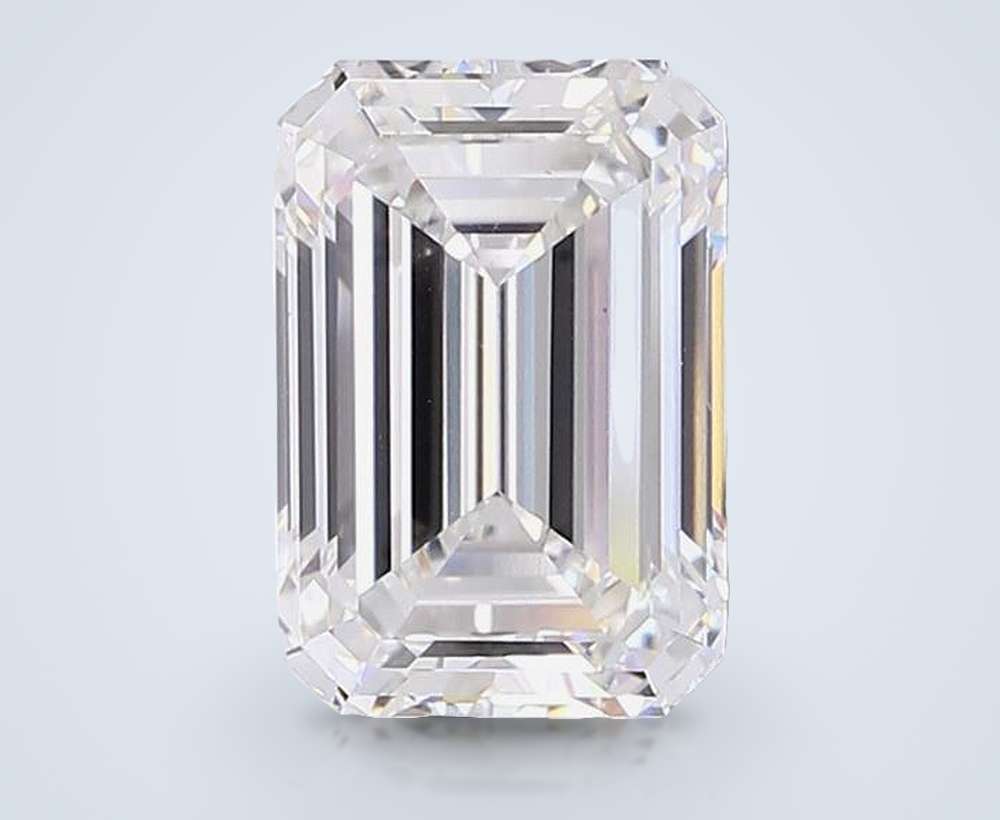 10.05ct G VS1 Rare Carat Ideal Cut Emerald Lab Grown Diamond