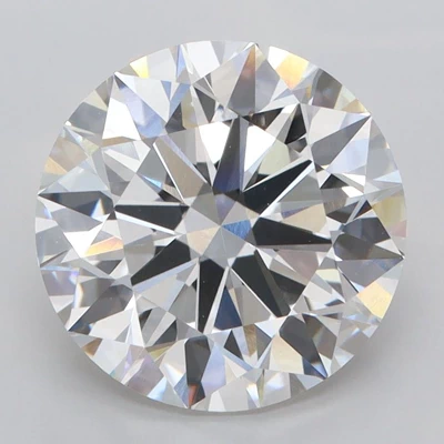 4.05ct G VVS2 Rare Carat Ideal Cut Round Lab Grown Diamond