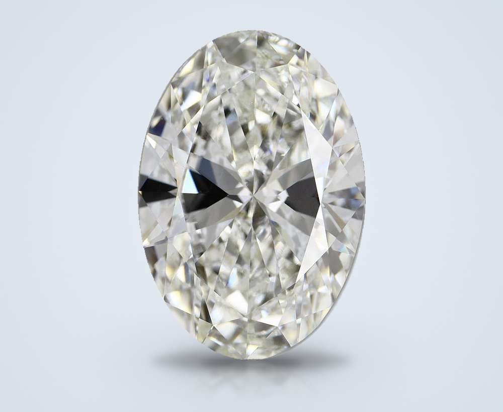 11.01ct G VVS2 Rare Carat Ideal Cut Oval Lab Grown Diamond