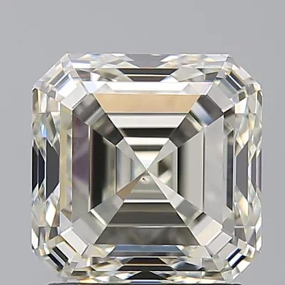 2.20ct J VS2 Rare Carat Ideal Cut Asscher Diamond