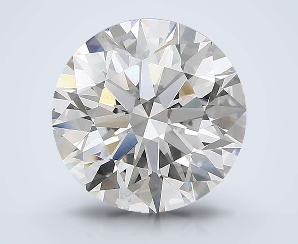 5.19ct H VS1 Rare Carat Ideal Cut Round Lab Grown Diamond