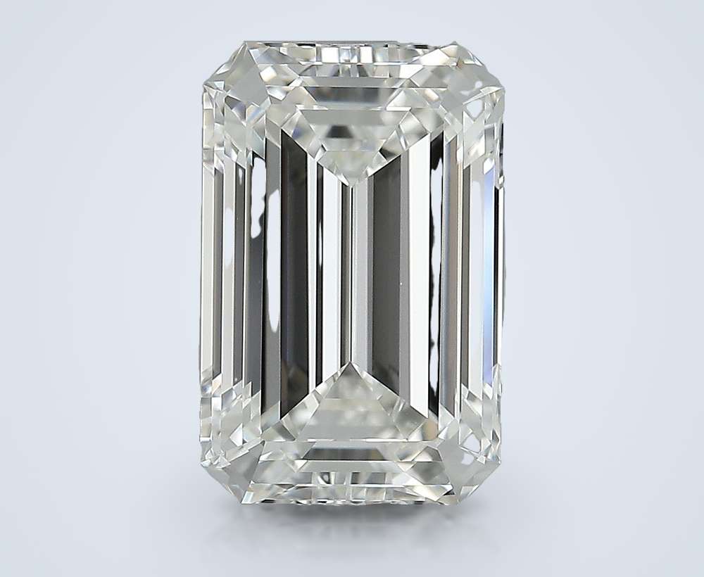 5.08ct H VVS1 Rare Carat Ideal Cut Emerald Diamond