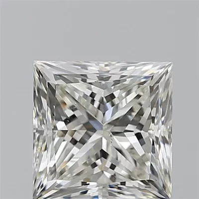 2.51ct J VS2 Rare Carat Ideal Cut Princess Diamond