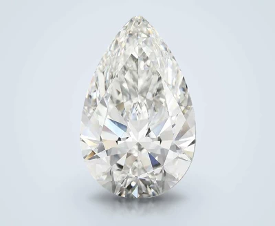 12.10ct F VVS2 Rare Carat Ideal Cut Pear Lab Grown Diamond