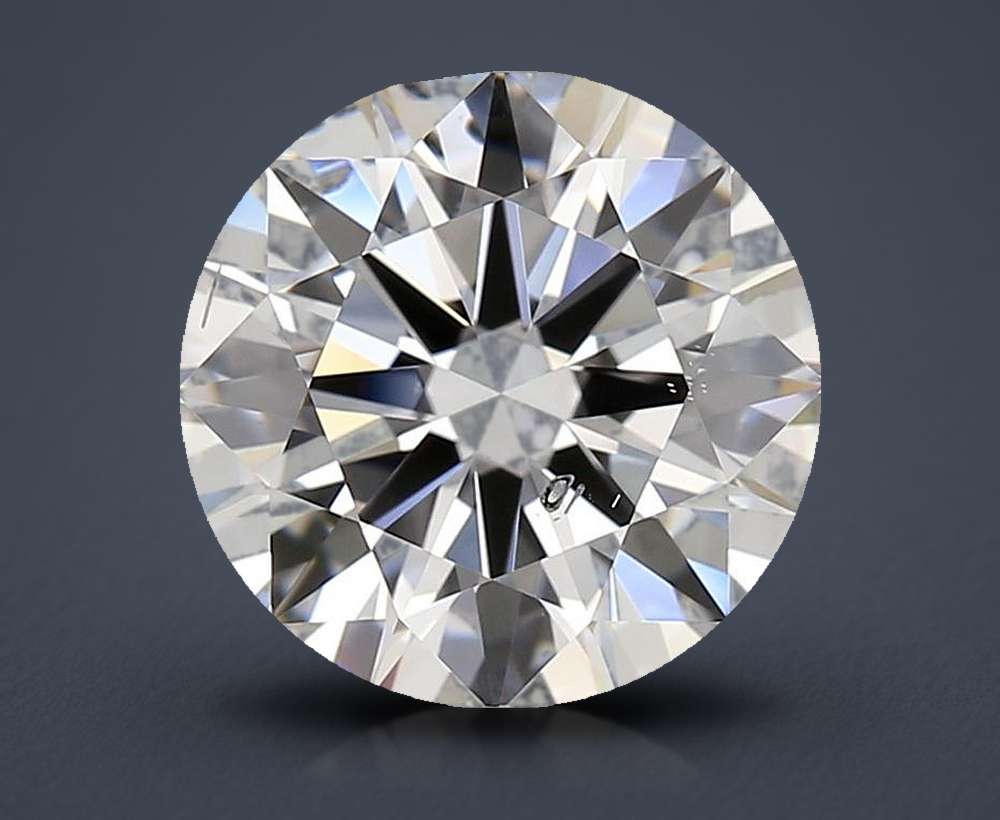 3.01ct D SI2 Excellent Cut Round Lab Grown Diamond