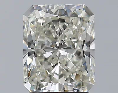 2.01ct J SI2 Rare Carat Ideal Cut Radiant Diamond